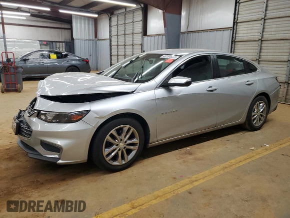 2016 Chevrolet Malibu LT with VIN 1G1ZE5ST0GF302031, listed as a Copart auction lot 48154965 with 0 mi miles and Salvage Title. Bid and sale history available at carsss.com. Image 1.