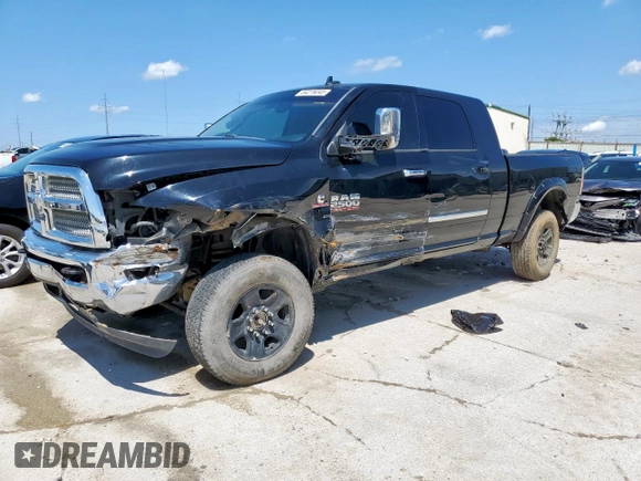 2014 Ram 2500 Longhorn with VIN 3C6UR5PL9EG207565, listed as a Copart auction lot 54276045 with 125,266 mi miles and Salvage Title. Bid and sale history available at carsss.com. Image 1.