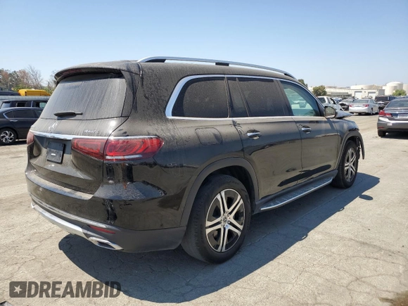 2020 Mercedes-Benz GLS with VIN 4JGFF5KE1LA098027, listed as a Copart auction lot 59306973 with 51,338 mi miles. Bid and sale history available at carsss.com. Image 3.