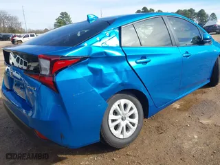 2022 Toyota Prius L Eco with VIN JTDKAMFU2N3187755, listed as a IAAI auction lot 41717916 with 51,015 mi miles. Bid and sale history available at carsss.com. Image 6.