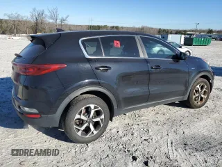 2021 Kia Sportage LX with VIN KNDPMCAC5M7845064, listed as a Copart auction lot 47319165 with 90,896 mi miles and Salvage Title. Bid and sale history available at carsss.com. Image 3.