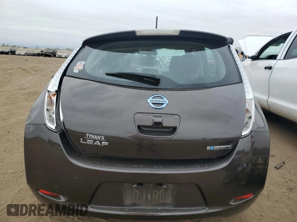2016 Nissan LEAF S with VIN 1N4BZ0CP8GC308362, listed as a Copart auction lot 70744973 with 50,696 mi miles. Bid and sale history available at carsss.com. Image 6.