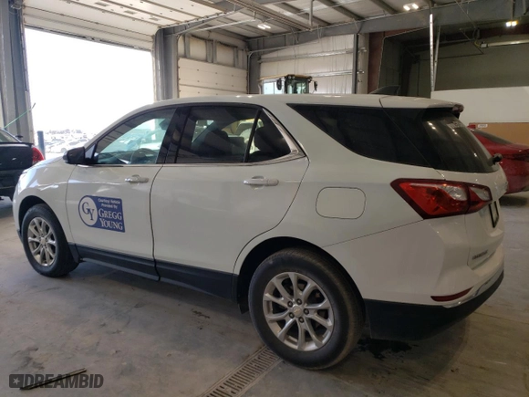 2021 Chevrolet Equinox LT with VIN 2GNAXUEVXM6102700, listed as a Copart auction lot 42541965 with 52,687 mi miles and Non Repairable. Bid and sale history available at carsss.com. Image 2.