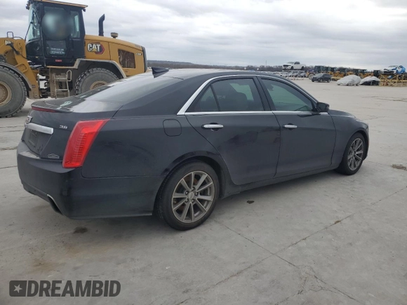 2019 Cadillac CTS Sedan Luxury RWD with VIN 1G6AR5SS1K0124404, listed as a Copart auction lot 86303764 with 187,388 mi miles and Salvage Title. Bid and sale history available at carsss.com. Image 3.