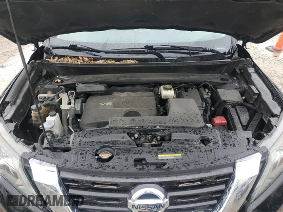2017 Nissan Pathfinder S with VIN 5N1DR2MN0HC611967, listed as a Copart auction lot 47572445 with 145,249 mi miles and Salvage Title. Bid and sale history available at DreamBid. Image 12.