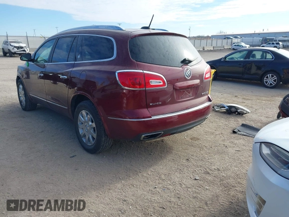 2016 Buick Enclave Leather with VIN 5GAKVBKD3GJ243510, listed as a IAAI auction lot 41040970 with 58,693 mi miles and . Bid and sale history available at DreamBid. Image 3.