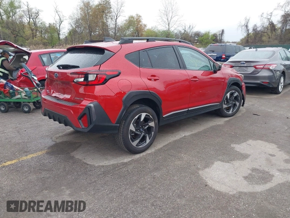 2025 Subaru Crosstrek Limited with VIN 4S4GUHN63S3702650, listed as a IAAI auction lot 42001999 with 2,291 mi miles. Bid and sale history available at carsss.com. Image 4.