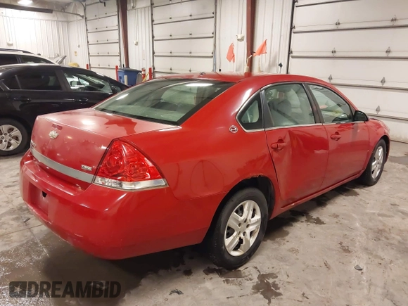 2008 Chevrolet Impala LS with VIN 2G1WB55KX89159291, listed as a IAAI auction lot 41824586 with 473,204 mi miles and . Bid and sale history available at DreamBid. Image 4.