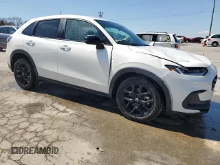 2024 Honda HR-V Sport with VIN 3CZRZ2H50RM777341, listed as a Copart auction lot 50234555 with 18,180 mi miles and Salvage Title. Bid and sale history available at carsss.com. Image 4.
