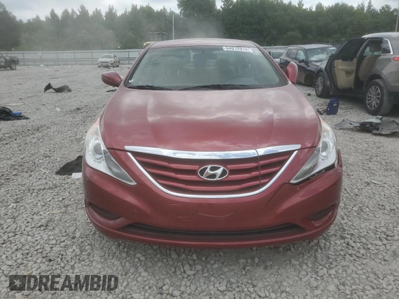 2011 Hyundai Sonata GLS with VIN 5NPEB4AC7BH287424, listed as a Copart auction lot 64012914 with 97,520 mi miles and Salvage Title. Bid and sale history available at DreamBid. Image 5.