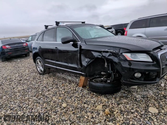 2014 Audi Q5 Premium Plus with VIN WA1CMAFP3EA095354, listed as a Copart auction lot 82421174 with 146,500 mi miles and Salvage title. Bid and sale history available at DreamBid. Image 13.