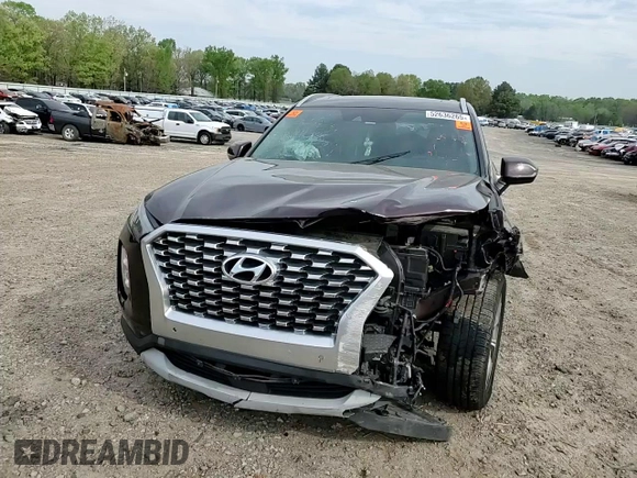 2020 Hyundai Palisade SEL z VIN KM8R34HE9LU110642, wystawiony jako Copart lot #52636265 z przebiegiem 78 527 mil mil oraz Szkoda całkowita • Salvage title. Historia ofert i sprzedaży dostępna na DreamBid. Obrazek 11.