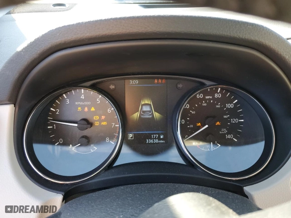 2022 Nissan Rogue Sport SL with VIN JN1BJ1CV5NW351464, listed as a Copart auction lot 78268154 with 33,638 mi miles and Salvage Title. Bid and sale history available at carsss.com. Image 9.