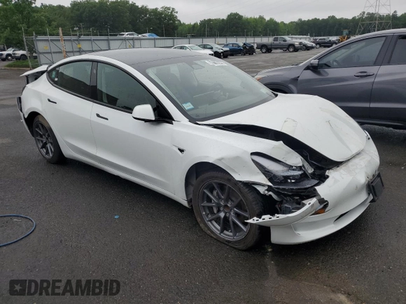 2023 Tesla Model 3 with VIN 5YJ3E1EA0PF463239, listed as a Copart auction lot 59770525 with 48,086 mi miles and Clean title. Bid and sale history available at DreamBid. Image 4.