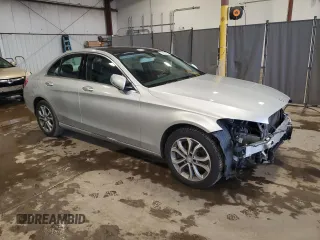 2016 Mercedes-Benz C 300 Luxury with VIN 55SWF4KB0GU101564, listed as a Copart auction lot 55955775 with 122,777 mi miles and Salvage Title. Bid and sale history available at DreamBid. Image 4.