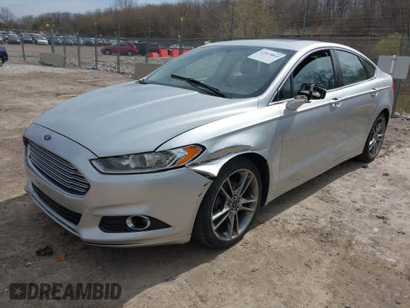 2014 Ford Fusion Titanium with VIN 3FA6P0K93ER163045, listed as a IAAI auction lot 42023862 with 171,543 mi miles. Bid and sale history available at carsss.com. Image 2.