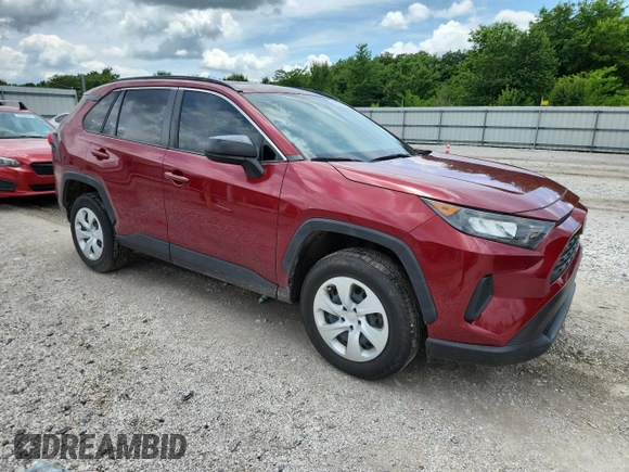 2019 Toyota RAV4 LE with VIN JTMF1RFVXKJ022826, listed as a Copart auction lot 60223225 with 54,180 mi miles and Salvage title. Bid and sale history available at DreamBid. Image 4.