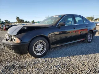 2001 BMW 5 Series 525iA with VIN WBADT43461GF55803, listed as a Copart auction lot 77353664 with 110,831 mi miles and Clean Title. Bid and sale history available at carsss.com. Image 1.