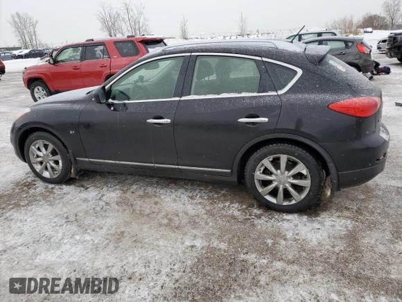 2014 Infiniti QX50 Journey with VIN JN1BJ0HRXEM191843, listed as a Copart auction lot 88036175 with 159,949 mi miles and Salvage Title. Bid and sale history available at carsss.com. Image 2.