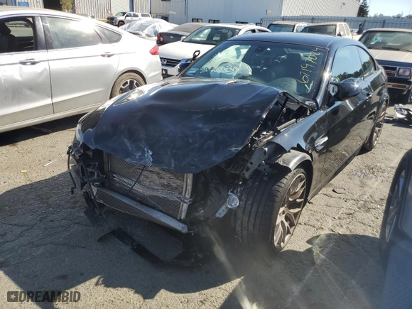 2012 BMW M3 with VIN WBSKG9C5XCE798197, listed as a Copart auction lot 67197024 with 0 mi miles and Salvage Title. Bid and sale history available at carsss.com. Image 1.