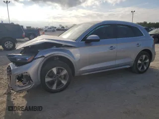 2022 Audi Q5 Premium Plus z VIN WA1BBAFY7N2108269, wystawiony jako Copart lot #66482464 z przebiegiem Nie podano mil oraz Szkoda całkowita • Salvage title. Historia ofert i sprzedaży dostępna na DreamBid. Obrazek 1.