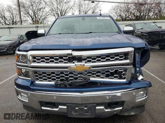 2015 Chevrolet Silverado 1500 LTZ with VIN 1GCVKSEC4FZ174074, listed as a Copart auction lot 81199614 with 72,619 mi miles and Salvage Title. Bid and sale history available at carsss.com. Image 5.
