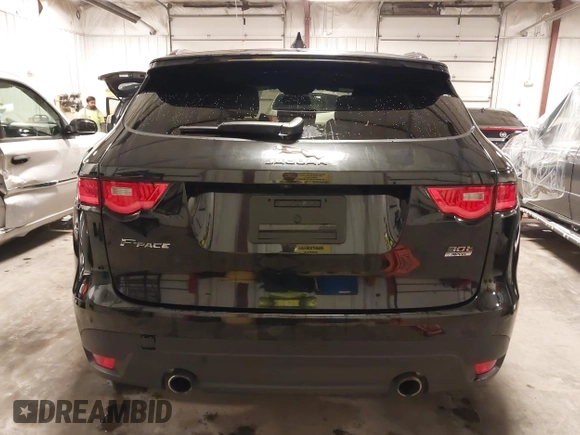 2018 Jaguar F-Pace 30t R-Sport with VIN SADCL2GX8JA281161, listed as a IAAI auction lot 41697529 with 81,242 mi miles and . Bid and sale history available at DreamBid. Image 17.