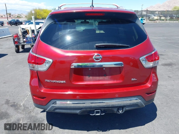 2014 Nissan Pathfinder SL with VIN 5N1AR2MN8EC725732, listed as a IAAI auction lot 42215625 with 110,641 mi miles and . Bid and sale history available at DreamBid. Image 6.