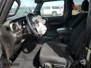 2020 Jeep Wrangler Unlimited Sport S with VIN 1C4HJXDG5LW179265, listed as a Copart auction lot 49832725 with 41,276 mi miles and Salvage Title. Bid and sale history available at carsss.com. Image 7.