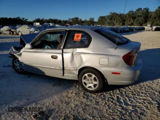 2005 Hyundai Accent GLS with VIN KMHCG35CX5U357839, listed as a Copart auction lot 81465454 with Not Provided miles and Salvage Title. Bid and sale history available at carsss.com. Image 2.