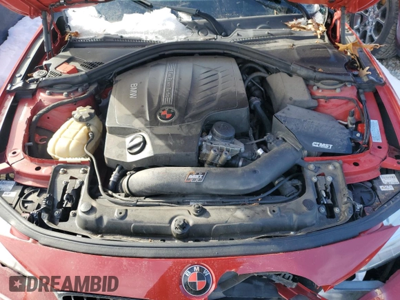 2015 BMW 4 Series 435i xDrive with VIN WBA4B3C50FGV48629, listed as a Copart auction lot 86322814 with 103,607 mi miles and Salvage Title. Bid and sale history available at DreamBid. Image 11.