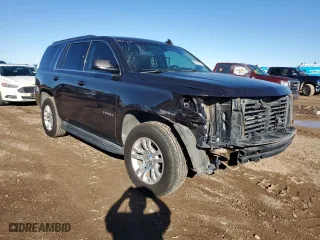 2017 Chevrolet Tahoe LS with VIN 1GNSCAKC5HR383591, listed as a Copart auction lot 81055124 with 120,159 mi miles and Salvage Title. Bid and sale history available at carsss.com. Image 4.
