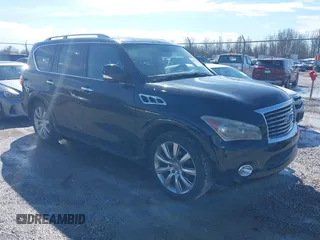 2012 Infiniti QX56 7-passenger z VIN JN8AZ2NE1C9017100, wystawiony jako IAAI lot #41654025 z przebiegiem 184 849 mil mil oraz . Historia ofert i sprzedaży dostępna na DreamBid. Obrazek 1.