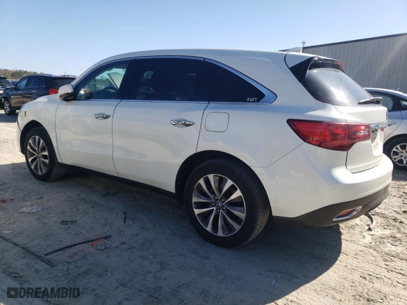 2016 Acura MDX w/Tech with VIN 5FRYD4H41GB059719, listed as a Copart auction lot 49789275 with 168,363 mi miles and Salvage Title. Bid and sale history available at carsss.com. Image 2.