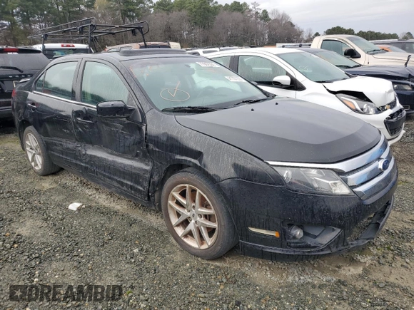 2012 Ford Fusion SEL with VIN 3FAHP0JA1CR203415, listed as a Copart auction lot 41707235 with 326,401 mi miles and Salvage Title. Bid and sale history available at carsss.com. Image 4.