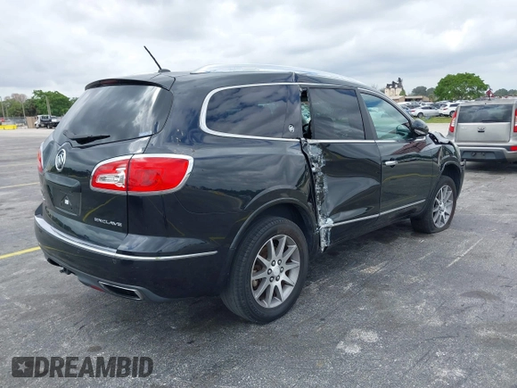 2013 Buick Enclave Leather with VIN 5GAKRCKD8DJ228040, listed as a IAAI auction lot 39163095 with 1 mi miles. Bid and sale history available at carsss.com. Image 4.