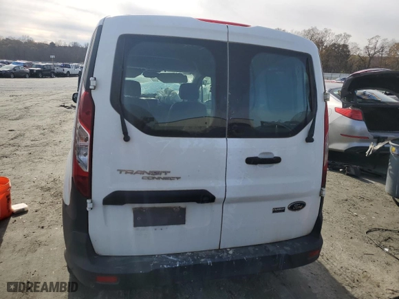 2019 Ford Transit Connect Van XL with VIN NM0LS7E20K1427182, listed as a Copart auction lot 47671275 with 0 mi miles and Salvage Title. Bid and sale history available at carsss.com. Image 6.