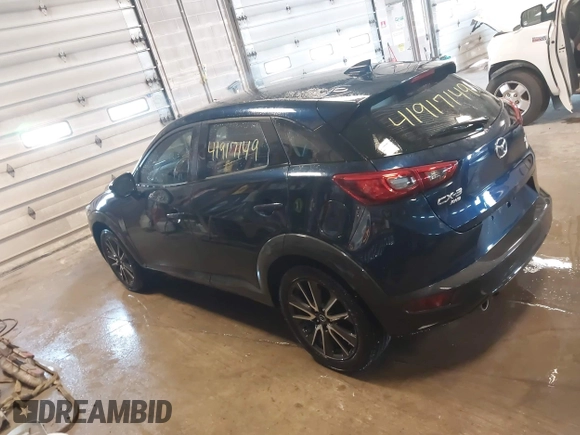 2017 Mazda CX-3 Touring with VIN JM1DKFC72H0145267, listed as a IAAI auction lot 41917149 with 55,784 mi miles. Bid and sale history available at carsss.com. Image 3.