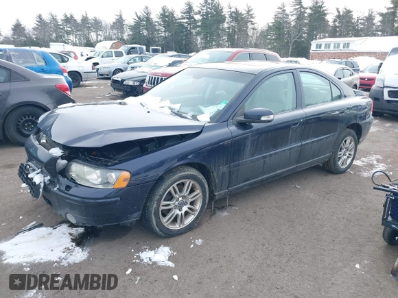 2007 Volvo S60 2.5L Turbo with VIN YV1RH592572611667, listed as a IAAI auction lot 41558875 with 160,433 mi miles. Bid and sale history available at carsss.com. Image 2.