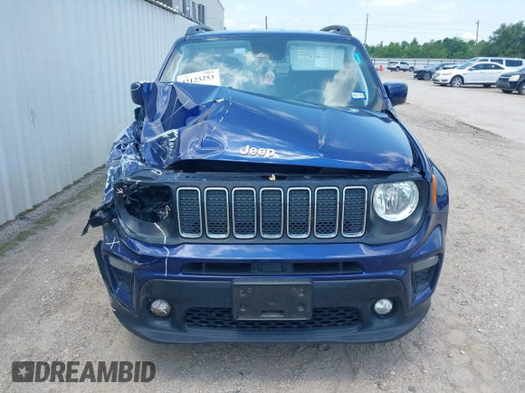 2021 Jeep Renegade Latitude with VIN ZACNJCBB8MPM36868, listed as a IAAI auction lot 42123253 with 52,760 mi miles and . Bid and sale history available at DreamBid. Image 12.