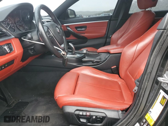 2015 BMW 4 Series 428i xDrive with VIN WBA4C9C54FG135161, listed as a Copart auction lot 59754515 with 140,518 mi miles and Salvage title. Bid and sale history available at DreamBid. Image 7.
