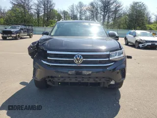 2022 Volkswagen Atlas SEL with VIN 1V2BP2CA9NC519850, listed as a Copart auction lot 61124825 with 26,243 mi miles and Salvage title. Bid and sale history available at DreamBid. Image 5.