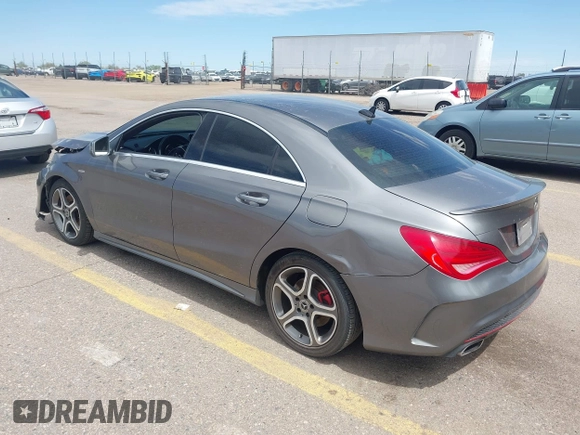 2015 Mercedes-Benz CLA 250 with VIN WDDSJ4GB3FN264870, listed as a IAAI auction lot 42158250 with 165,739 mi miles and . Bid and sale history available at DreamBid. Image 3.