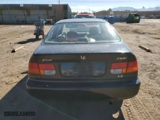 1996 Honda Civic EX with VIN 1HGEJ8249TL064091, listed as a Copart auction lot 76824694 with 0 mi miles and Salvage Title. Bid and sale history available at carsss.com. Image 6.