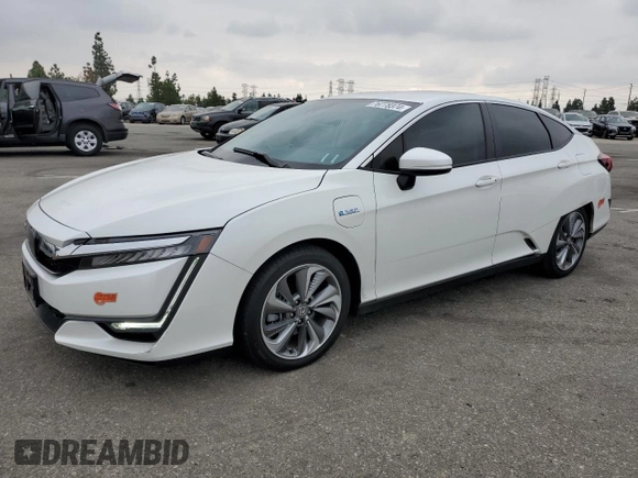 2019 Honda Clarity Plug-In Hybrid with VIN JHMZC5F17KC005787, listed as a Copart auction lot 76778374 with 27,055 mi miles and Salvage Title. Bid and sale history available at carsss.com. Image 1.