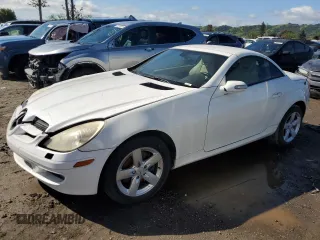 2006 Mercedes-Benz SLK-Class 3.0L with VIN WDBWK54F36F093584, listed as a Copart auction lot 51531255 with 155,165 mi miles and Clean Title. Bid and sale history available at carsss.com. Image 1.
