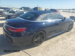 2017 Mercedes-Benz S 550 with VIN WDDXK8CB7HA031584, listed as a Copart auction lot 74034154 with Not Provided miles and Non Repairable. Bid and sale history available at DreamBid. Image 3.