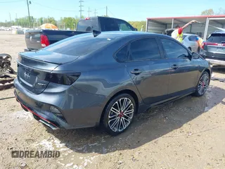 2022 Kia Forte GT with VIN 3KPF44AC4NE424181, listed as a IAAI auction lot 41857816 with 52,832 mi miles. Bid and sale history available at carsss.com. Image 4.