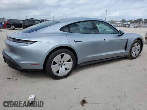 2021 Porsche Taycan with VIN WP0AA2Y17MSA16879, listed as a Copart auction lot 44595125 with 7,105 mi miles and Non repairable. Bid and sale history available at DreamBid. Image 3.