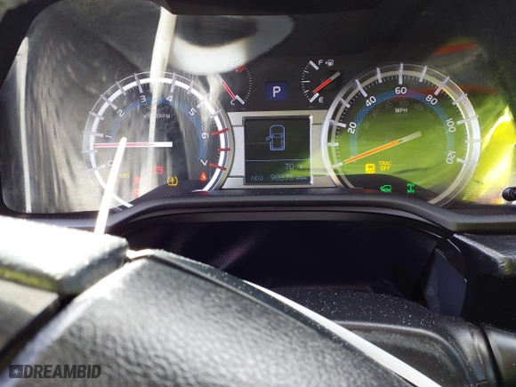2019 Toyota 4Runner SR5 with VIN JTEBU5JR4K5659014, listed as a IAAI auction lot 41915237 with 90,376 mi miles. Bid and sale history available at carsss.com. Image 7.